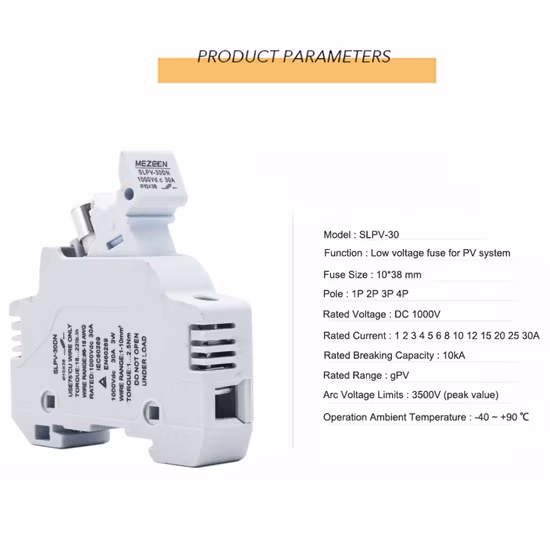 Auto disjuntor automotivo do fusível pouco fusível 20A 500VDC do conector do suporte do automóvel